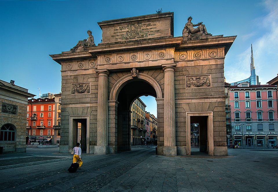 Porta Nuova Porta Garibaldi nella foto la seconda
