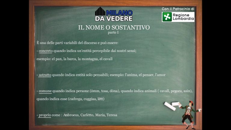 Corso dialetto milanese lezione 50