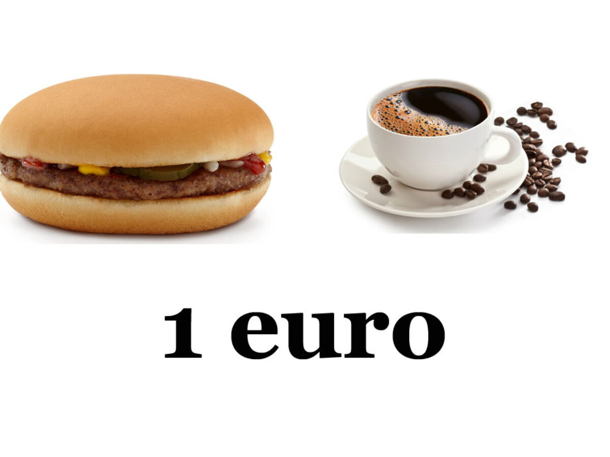Cosa Fare Con Un Euro ? Caffè O Panino?