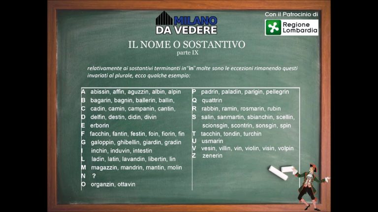 Corso online dialetto milanese - lezione 58