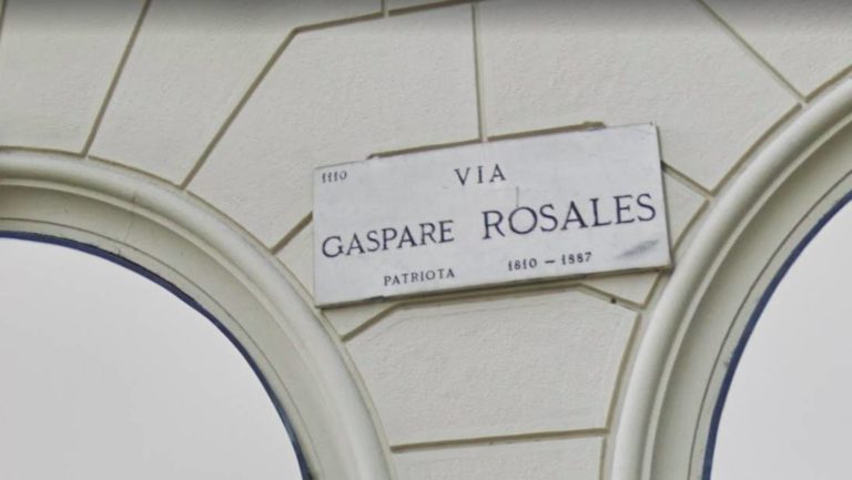 Gaspare Rosales, una via mazziniana