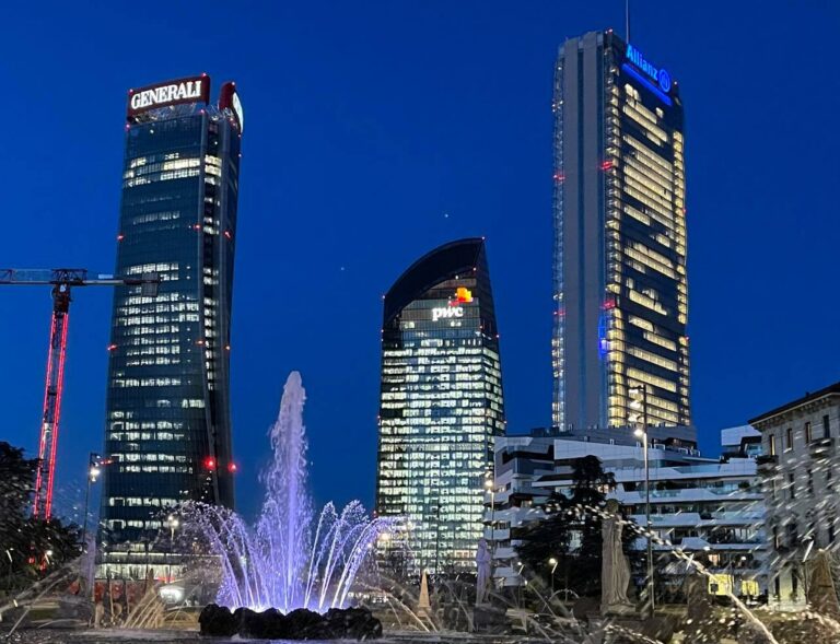 City Life e Vigorelli in una azzurra giornata di febbraio
