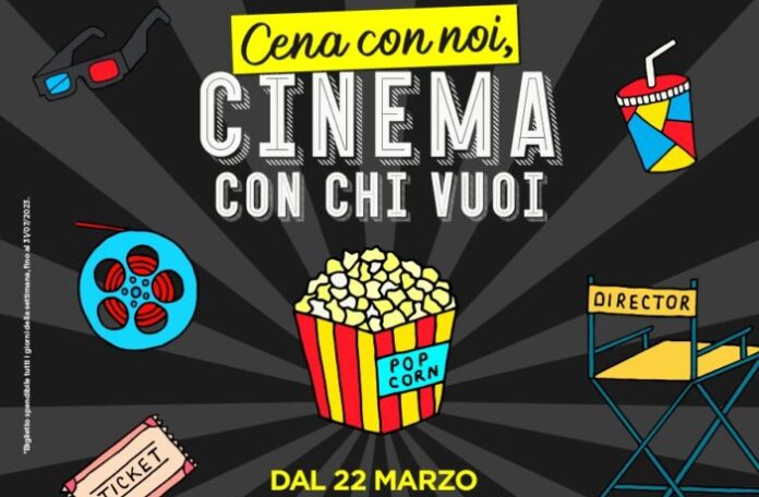 Cena con noi, cinema con chi vuoi