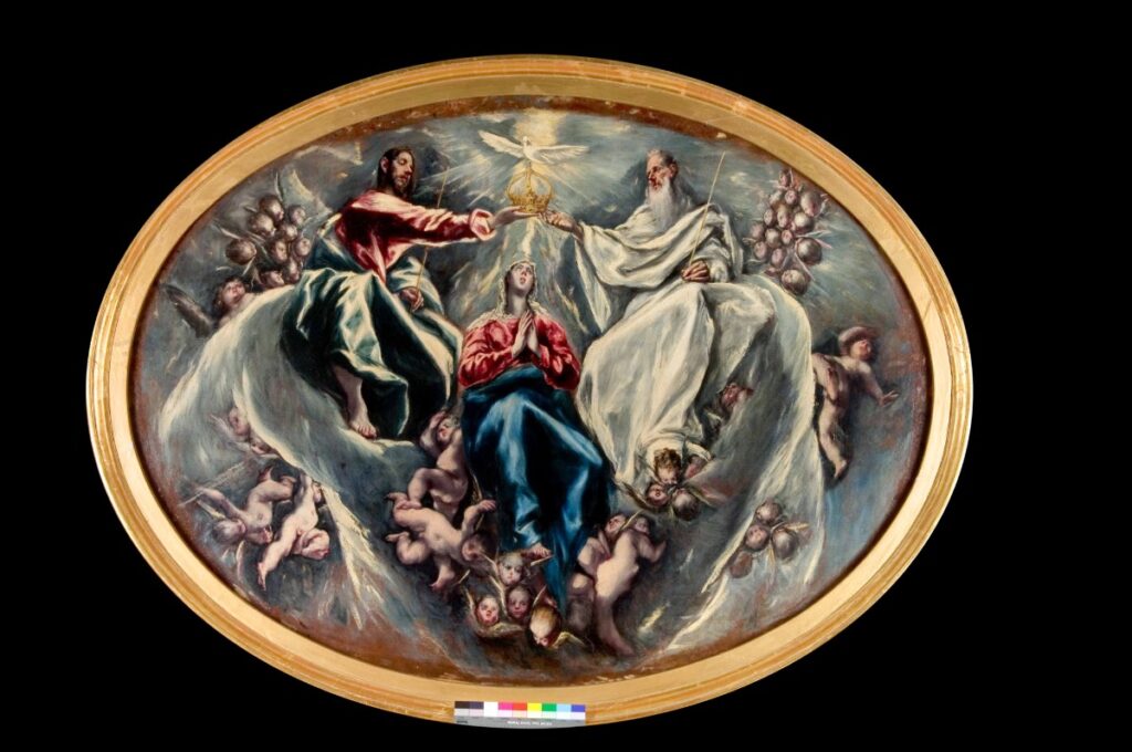 El Greco Incoronazione della Vergine Olio su tela, 163 x 220 cm ©Fundación Hospital Ntra. Sra. de la Caridad – Memoria Benéfica de Vega (FUNCAVE)