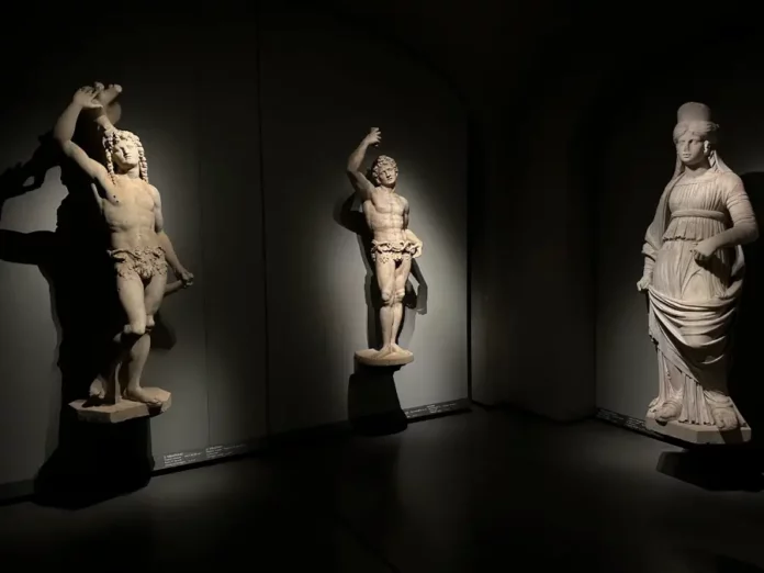 Museo del Duomo - Statue restaurate di San Sebastiano, Bacco e Virtù