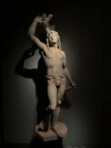 Museo del Duomo - Statua di San Sebastiano dopo il restauro.