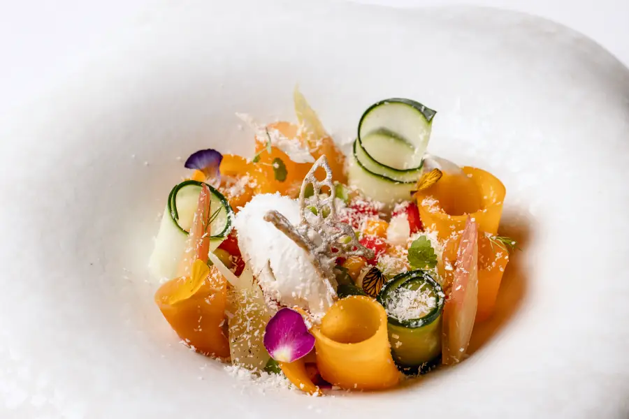 Napovegano - Menu vegetale dello chef Roberto di Pinto