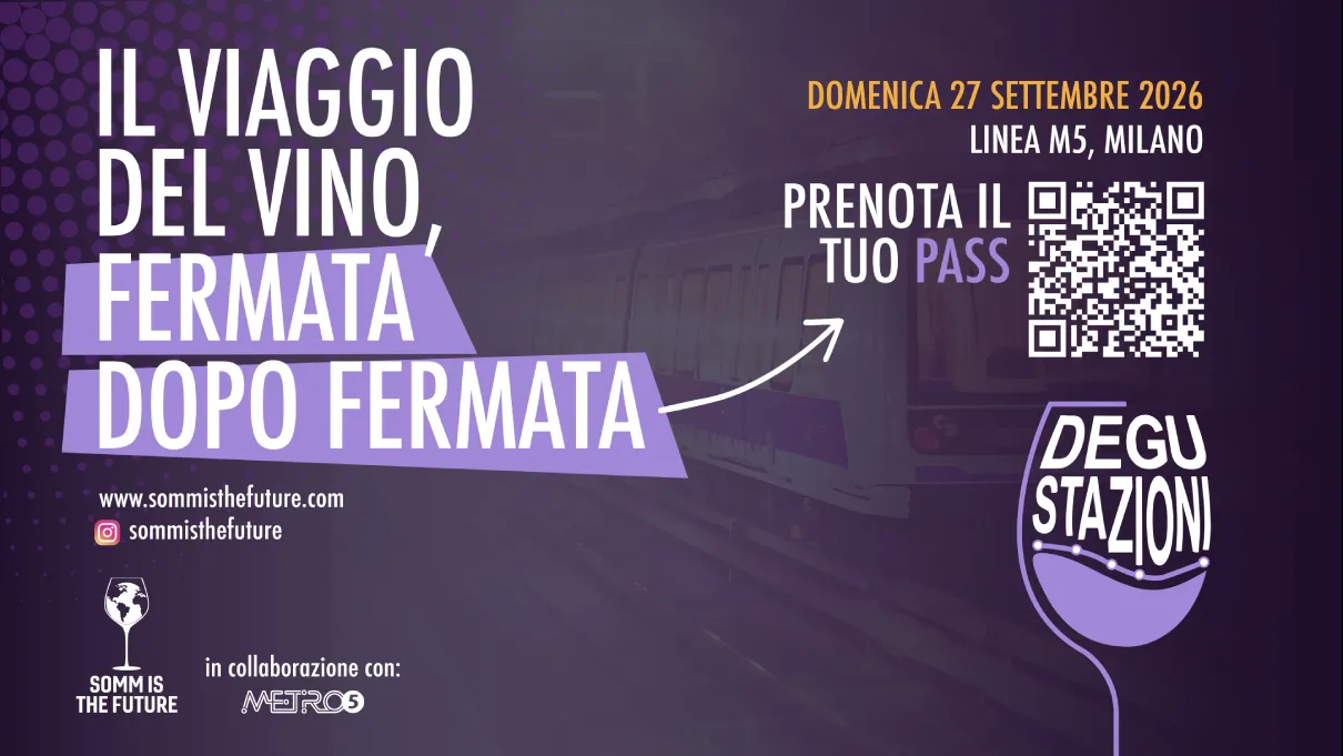 Degustazione di vino nelle stazioni della Linea M5 per Degu-Stazioni 2026 