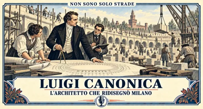 Luigi Canonica dirige la costruzione dell’Arena Civica di Milano