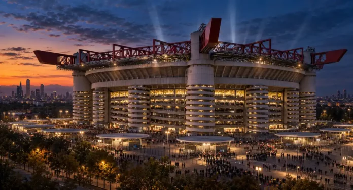 Stadio San Siro Giuseppe Meazza di Milano nel centenario del 2026