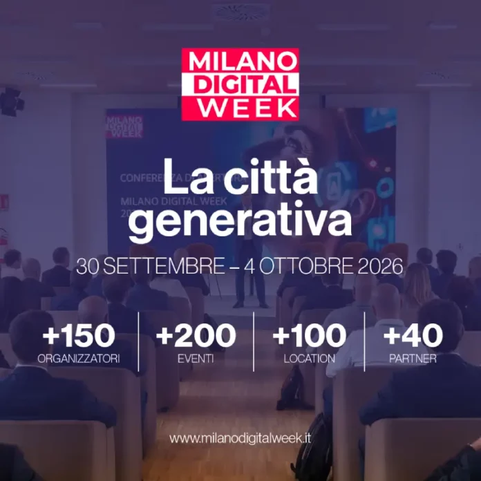 Milano Digital Week 2026: 100 eventi per immaginare la città del futuro