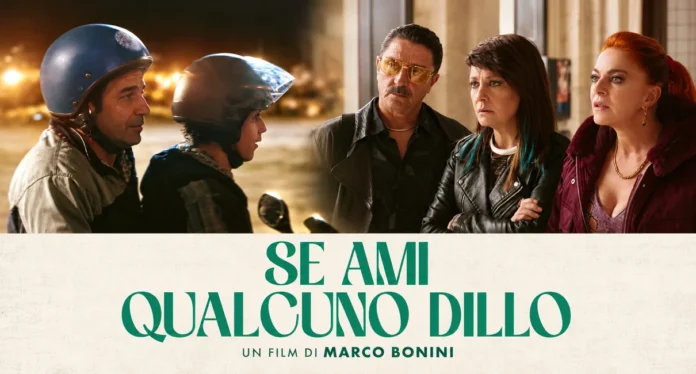 Copertina di Se ami qualcuno dillo con scene del film e il titolo.